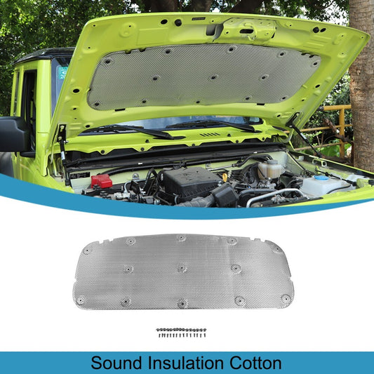 Front Engine Hood Sound Insulation Cotton for Suzuki for Jimny JB64 JB74 2019-2024