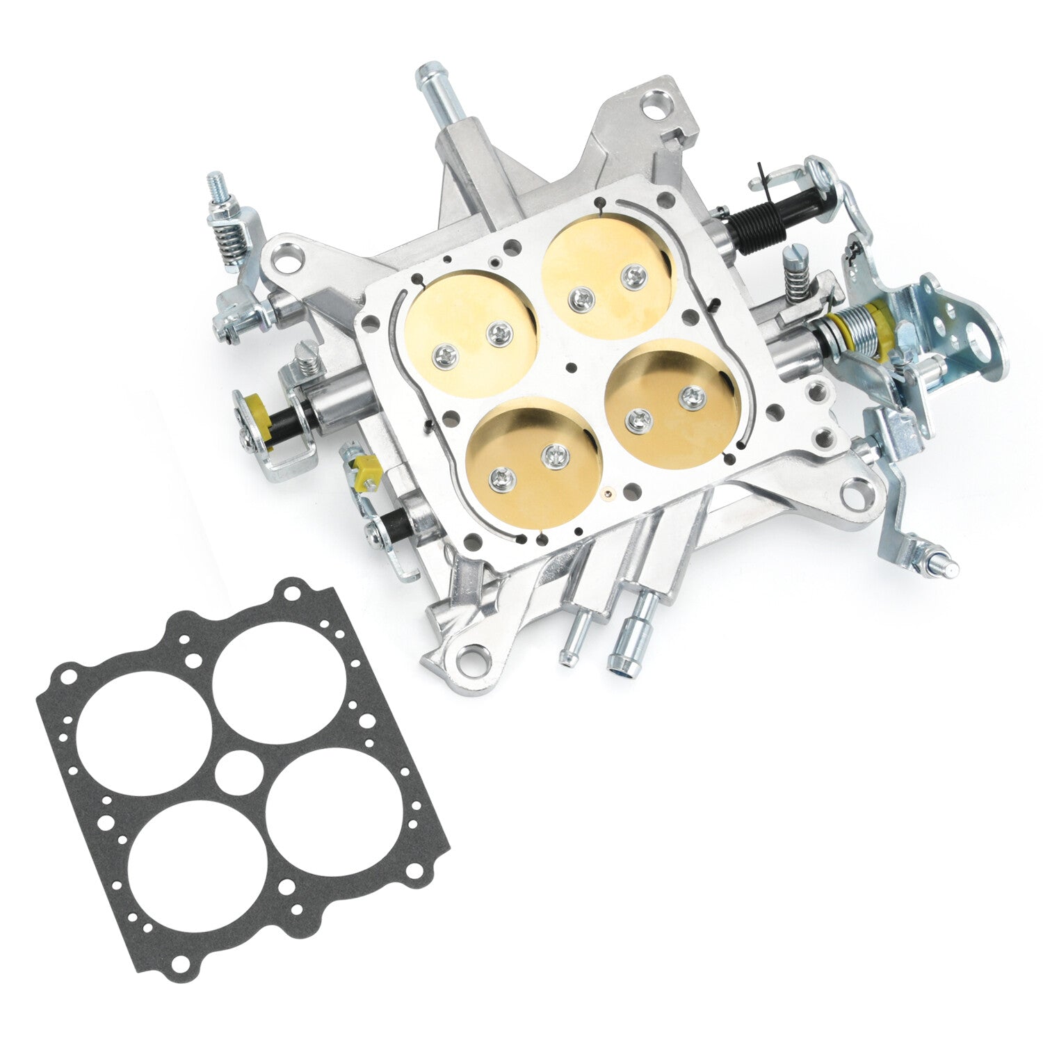 Billet CNC Carburetor Base Plate for Holley 750 CFM 4150 Double Pumper Carb