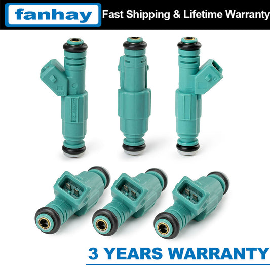 6-piece 2-needle fuel injector replacement parts 0280155777 for Holden Commodore VQ VP VR
