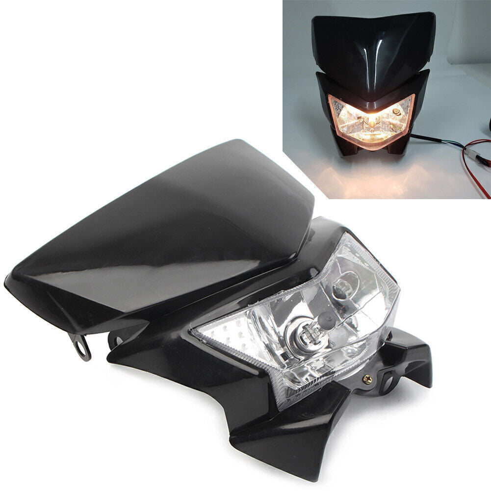 Frontscheinwerfer Stirnlampe Universal f¨¹r Mx Enduro Dirt Trail Bike 250cc