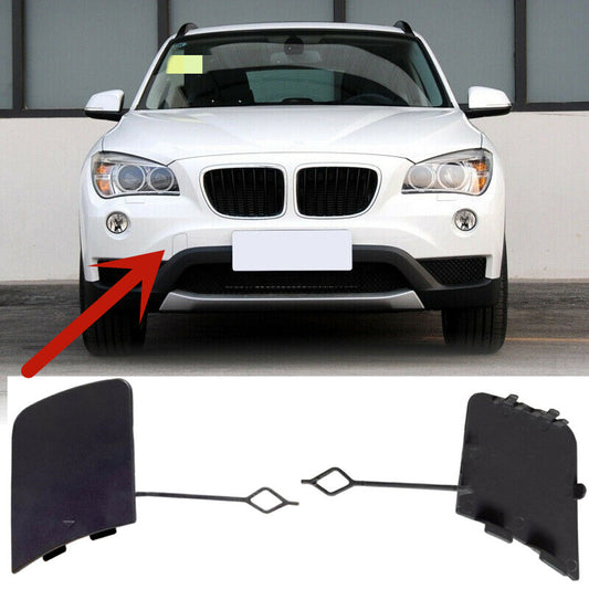 1 piece of front bumper tow hook cover primer compatible with for BMW E84 X1 2013-2015/