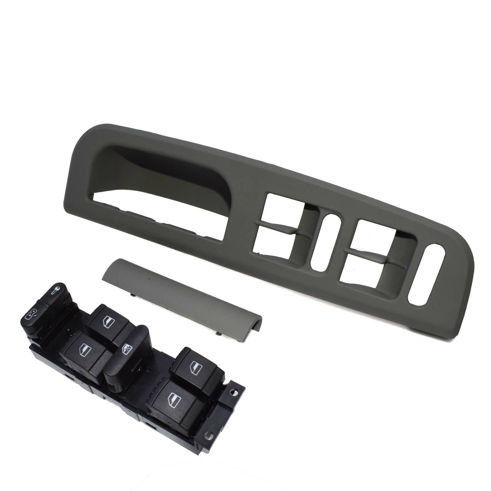 for VW MK4 for Jetta for Golf Set 3 Gray Window Master Switch Panel Bezel Handle Trim 3