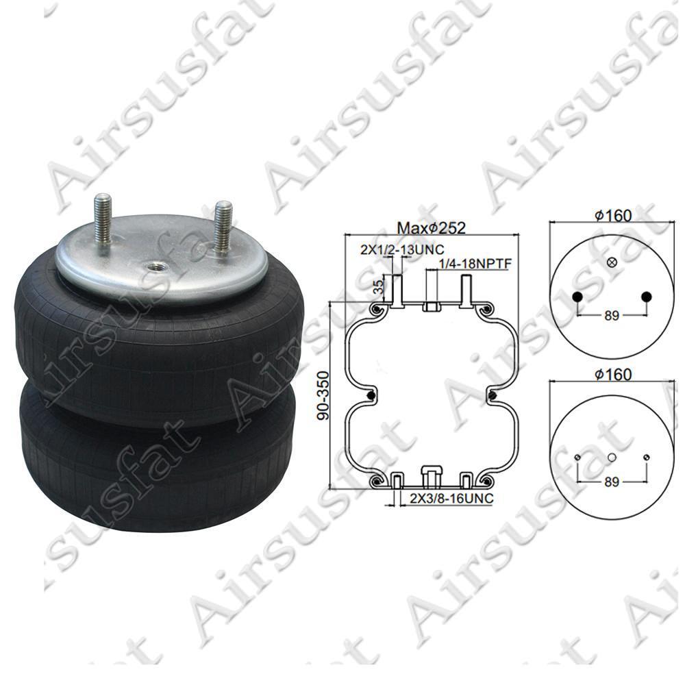 Fit for Firestone Contitech FD200-25 426 Air Suspension Spring Assembly