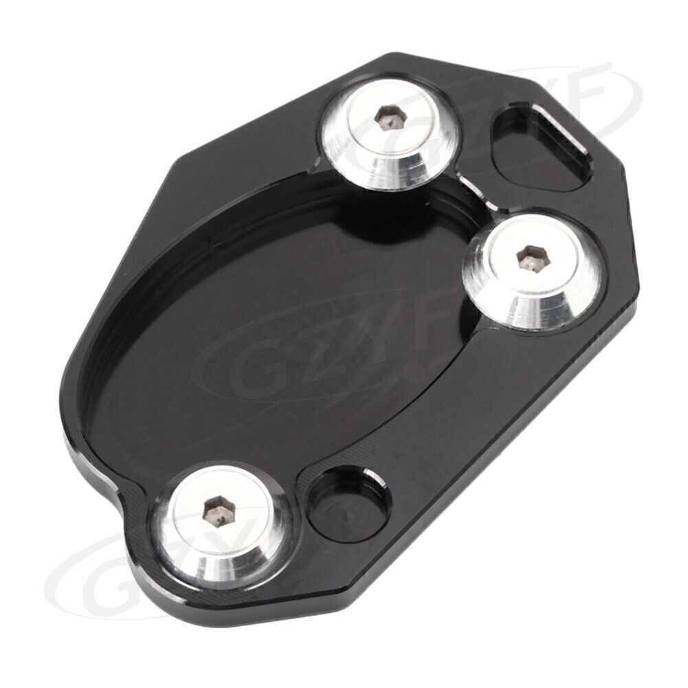 Fit for Kawasaki Z1000 ZX10R ZX6R Z1000/SX BLACK Side Stand Kickstand Plate Pad