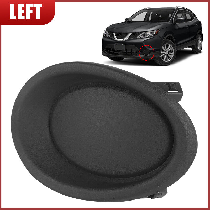 Front Left Side Fog Light Lamp Covers Bezels For 2017-2019 for Nissan Rogue Sport