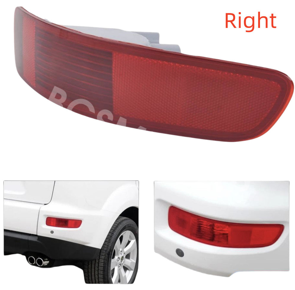 Right Rear Bumper Light Reflector Lens Fit for Mitsubishi for Outlander 2007-2012