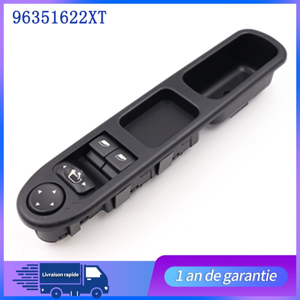 Pour for Peugeot 307 96351622XT Commande Leve Vitre Avant Gauche 2000-2005 Neuf