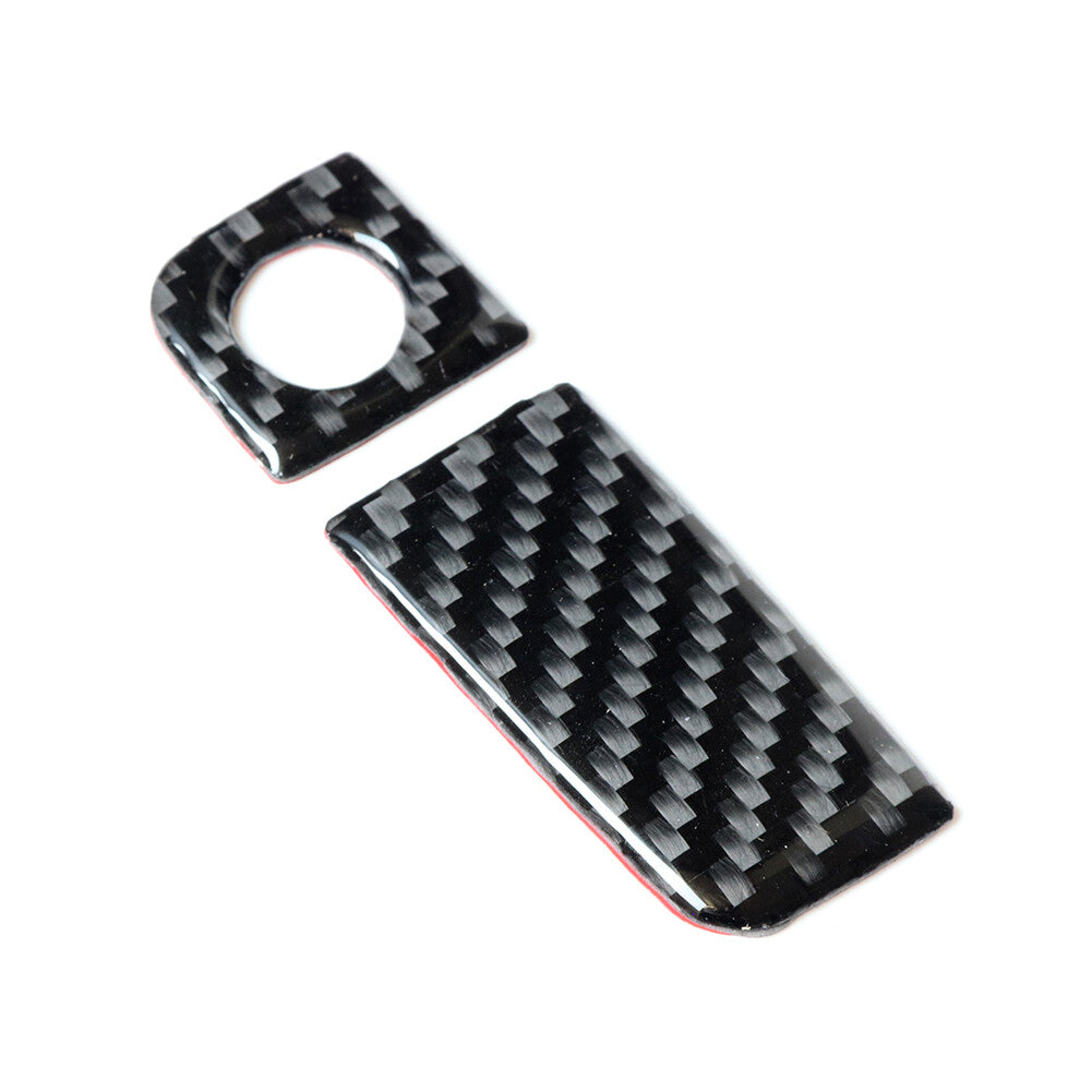 Carbon Fiber Glove Box Handle Decorative Trim Cover for Subaru Forester 2005-08