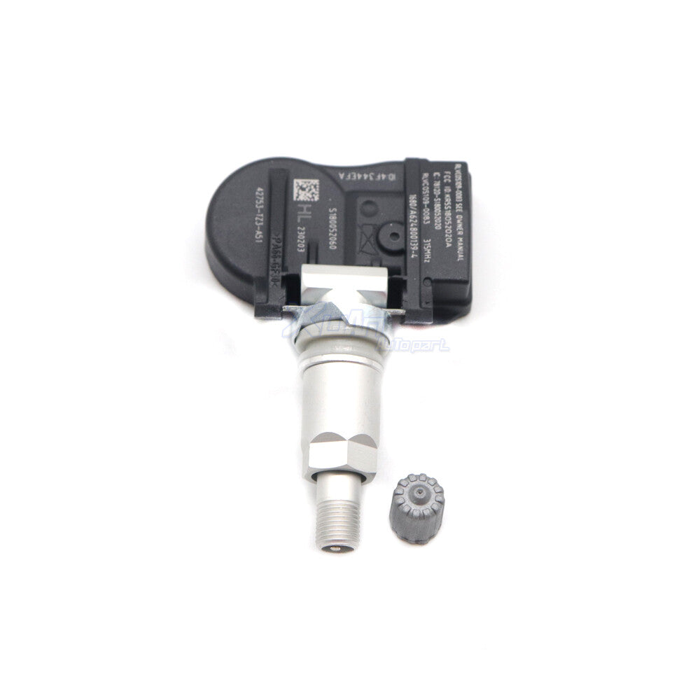 4-pack TPMS tire pressure sensors for Honda for Acura ILX MDX 315MHz 42753-TZ3-A51