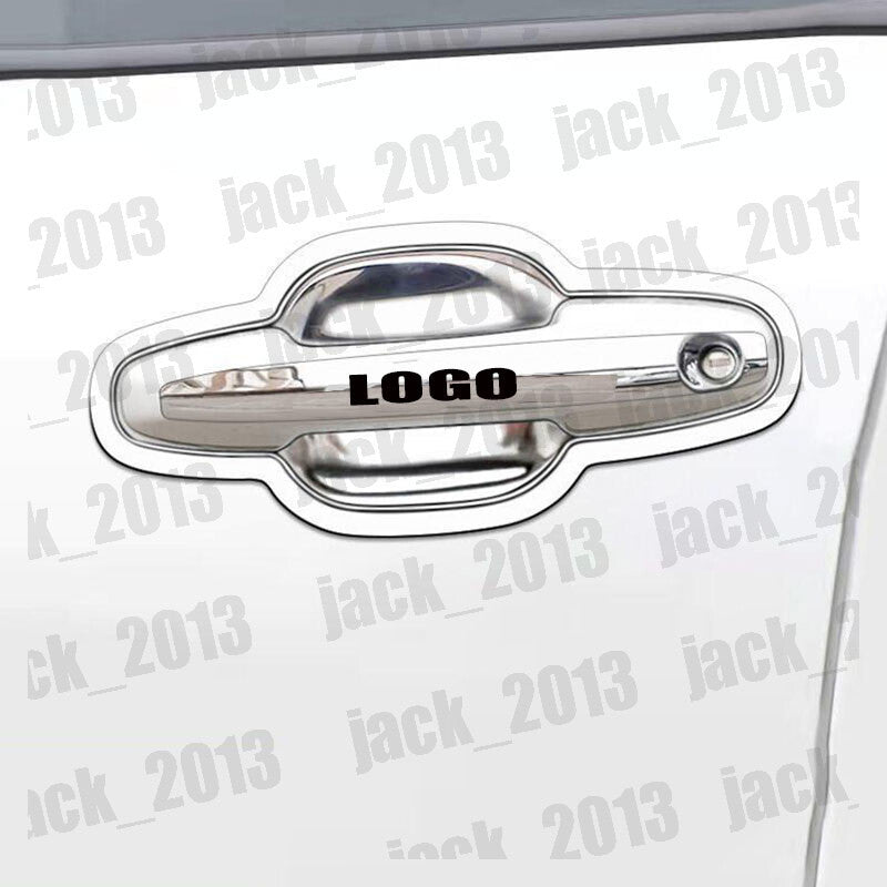 for Ford Focus 2019-2023 silvery Steel Side Door Handle Base Bowl Cup Cover Trim