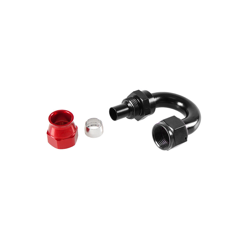 AN8 180 Degree Swivel Hose Line End Fitting Adaptor 8AN for PTFE Hose Line Only