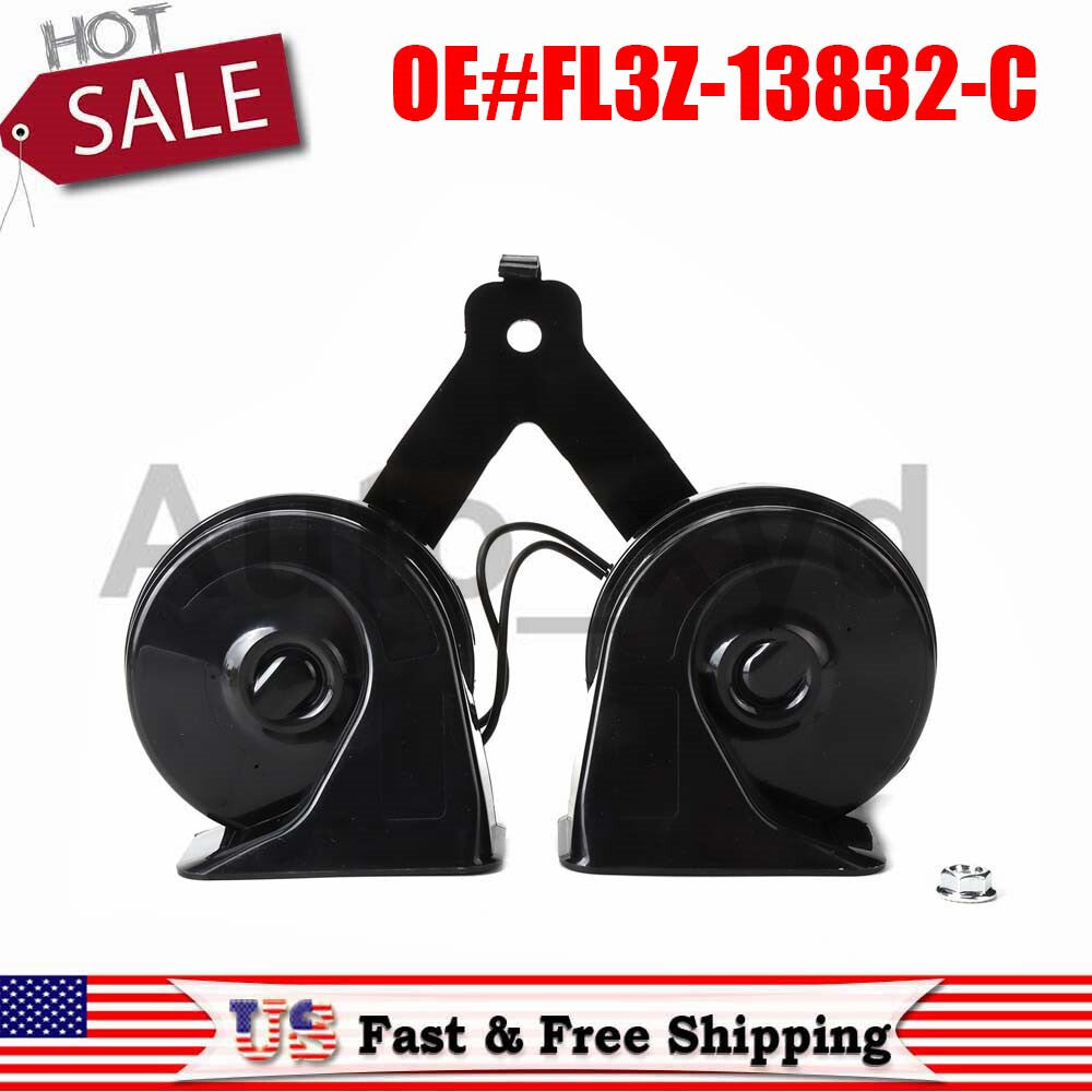 FL3Z-13832-C Snail Horn High Low Dual Pitch Assembly for Ford Expedition 3.5L