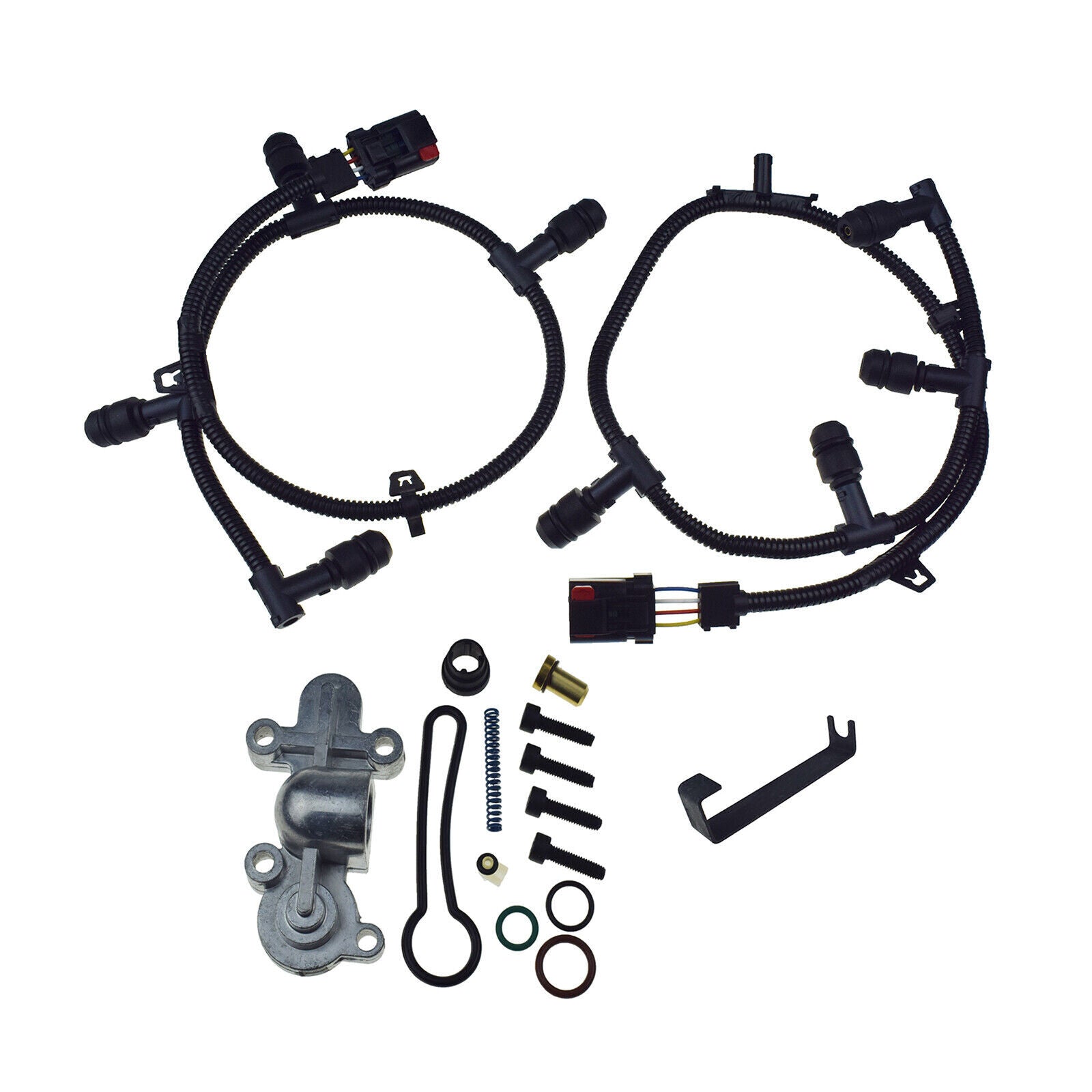 for Ford 6.0L Glow Plug Harnesses + Fuel Pressure Blue Spring Kit