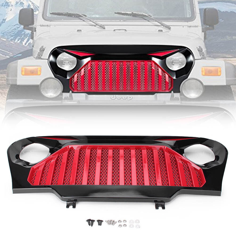 Front Gladiator Bumper Grill Grille For 1997-2006 2005 for Jeep for Wrangler TJ US STOCK