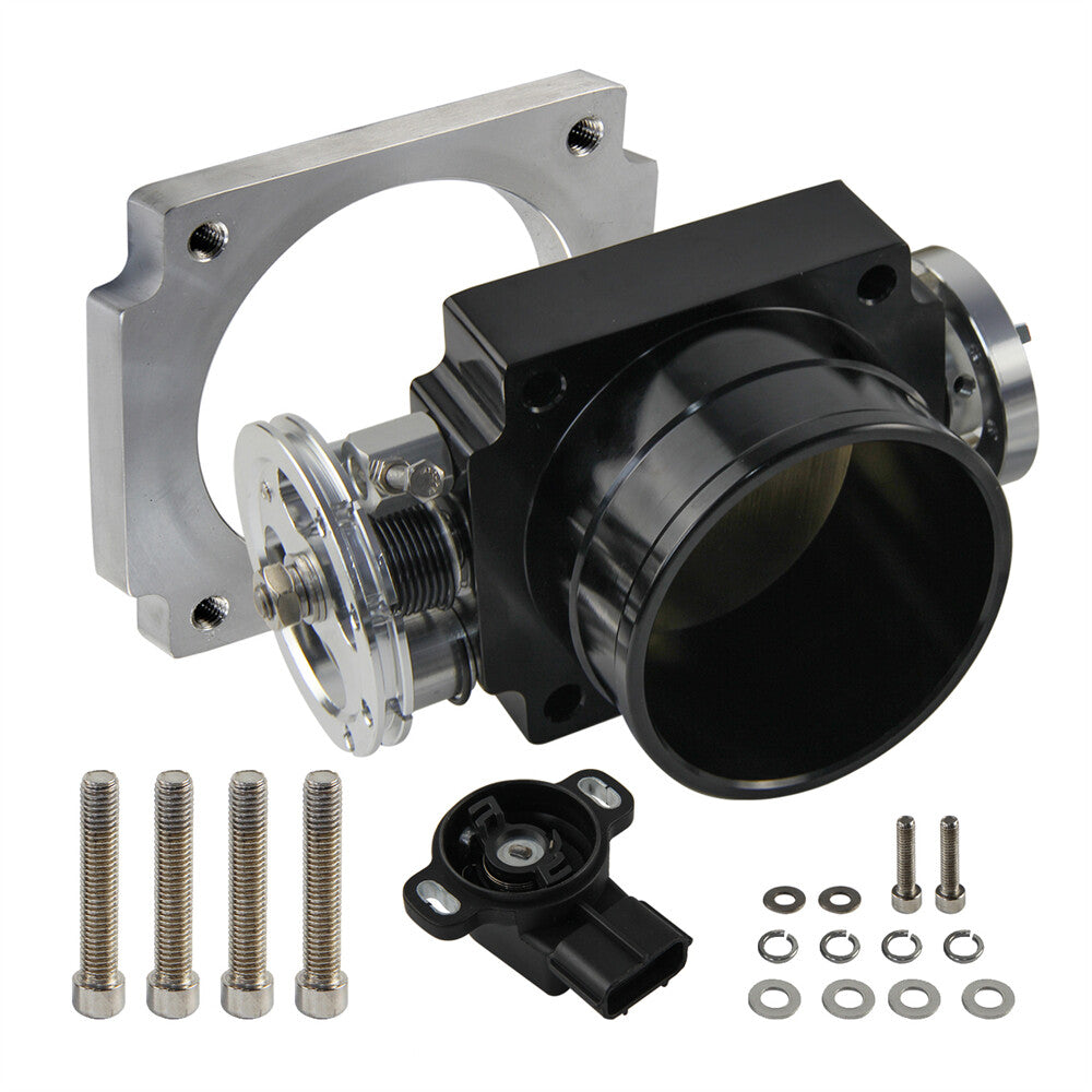 Reverse 90mm Throttle Body +TPS Sensor for Toyota Supra 1JZ-GTE 2JZ-GTE JZA80