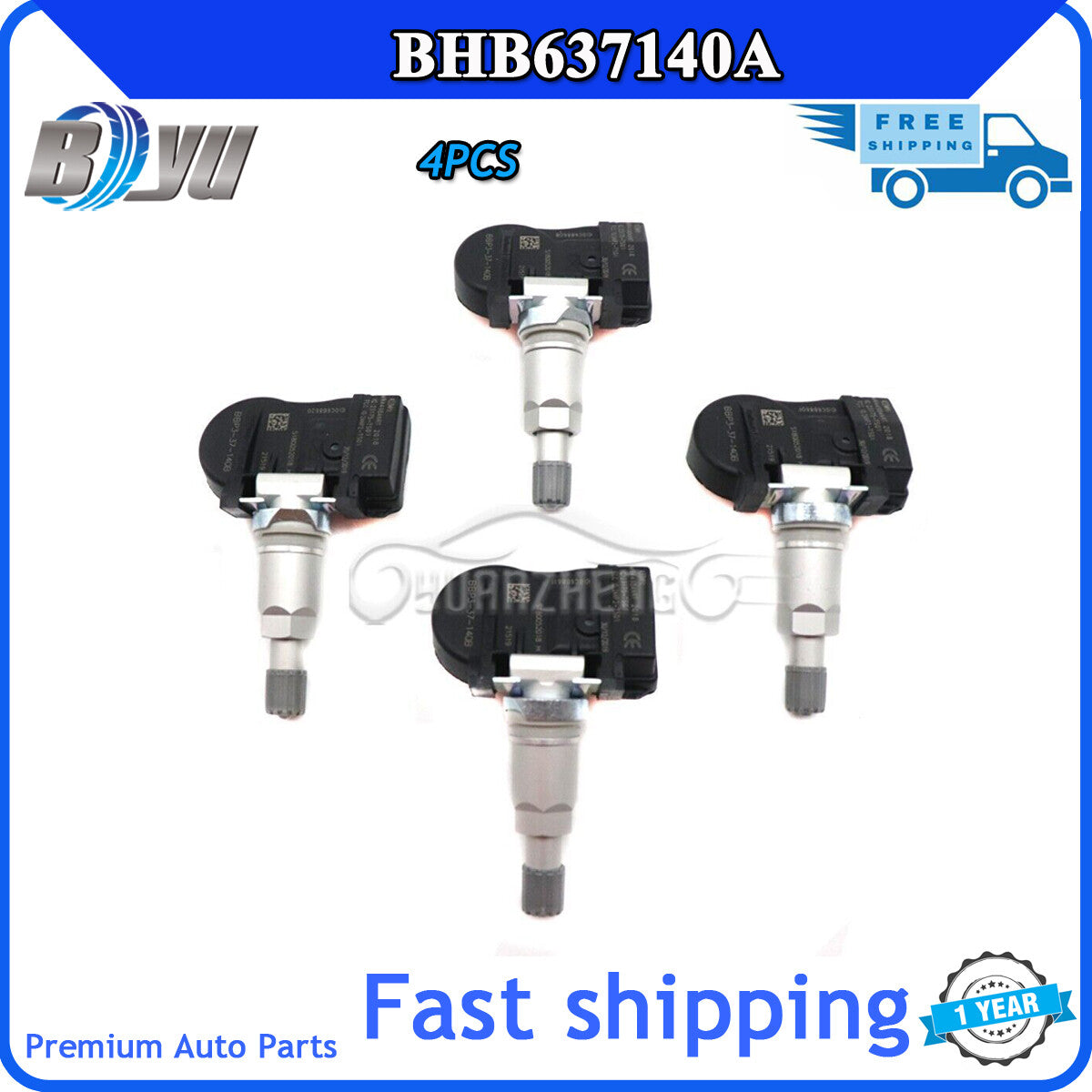 for Mazda CX-5 MX-5 MIATA 2009-014 BHB637140A 4x TPMS Tyre Tire Pressure Sensor