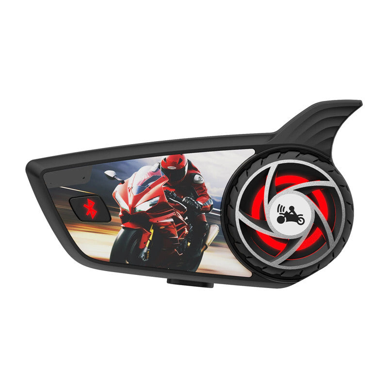 Motorcycle Interphone Helmet Intercom Headset Bluetooth 5.1 Waterproof Talking