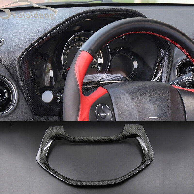 Carbon Fiber Interior Instrument Panel Frame Cover Trim for Honda HR-V 2016-2022