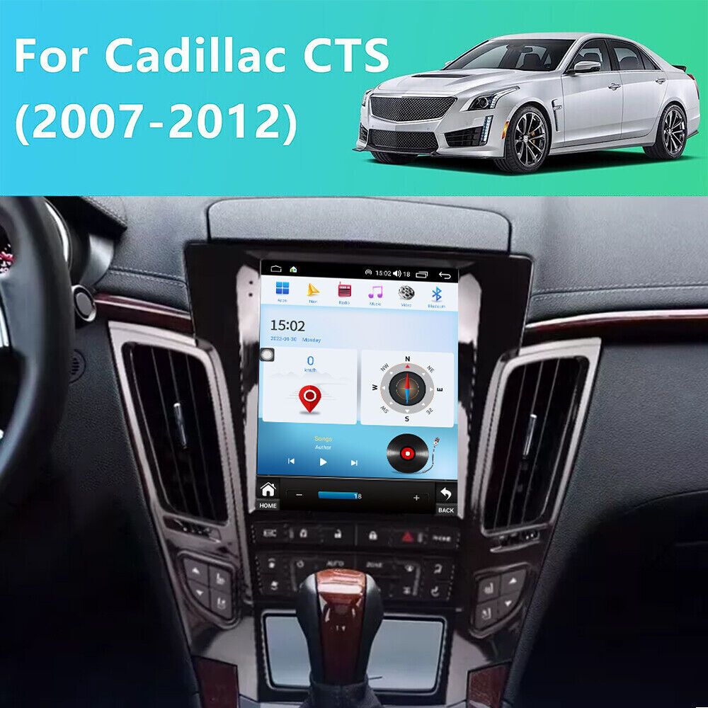 Android 11 Radio for Tesla Style screen For 07-12 for Cadillac CTS CarPlay GPS NAVI WIFI