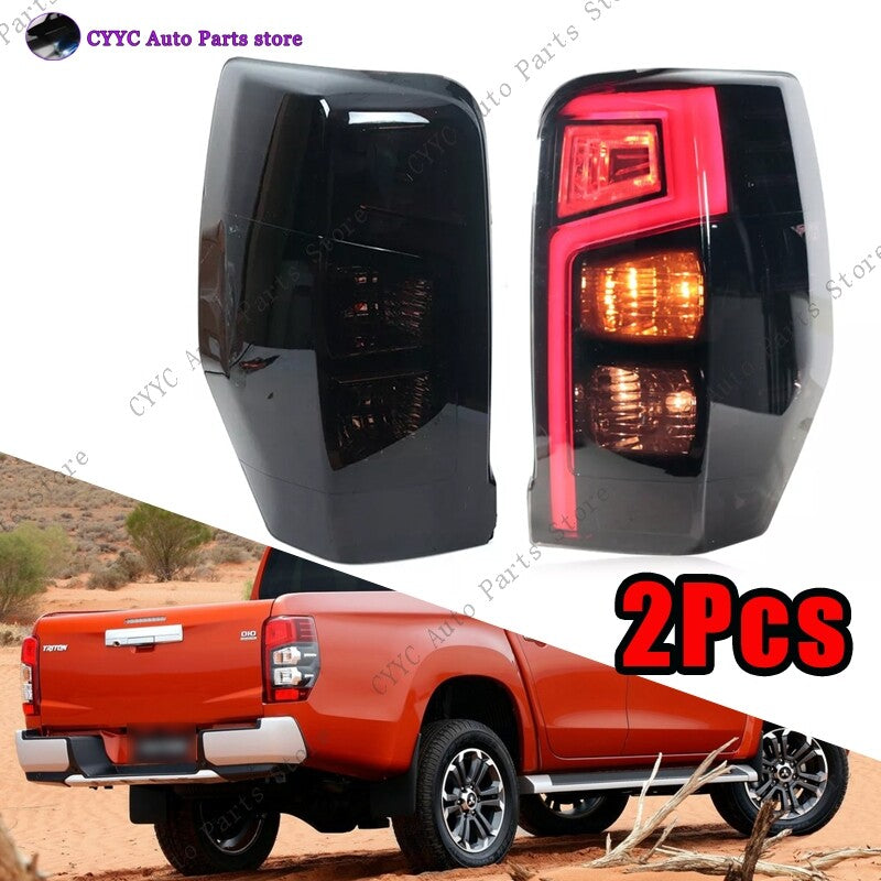 1 Pair Tail Light for Mitsubishi Triton L200 2019-2021 Tail Lamp With Bulb