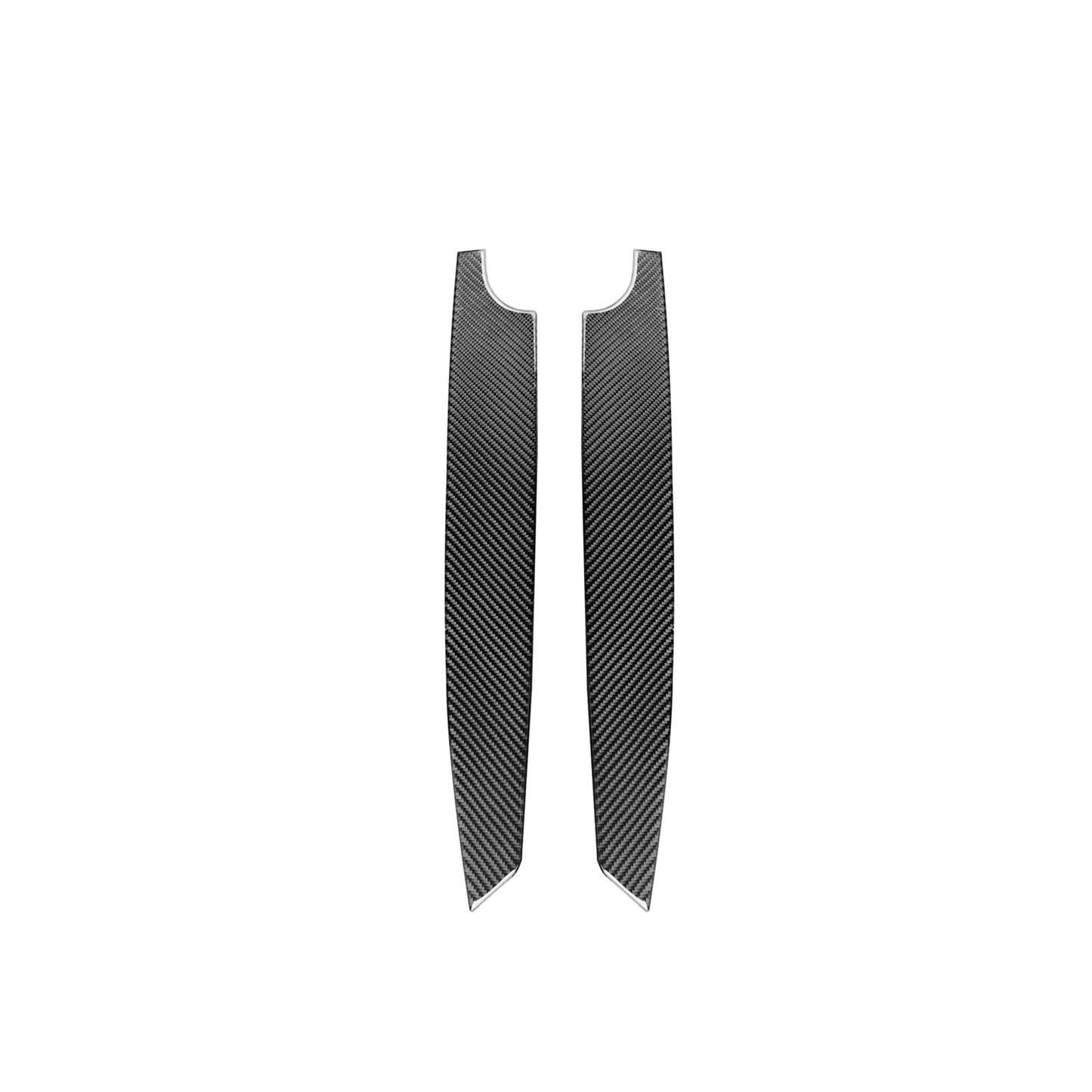 2Pcs Carbon Fiber Front Door Armrest Cover Trim for Toyota 86 for Subaru BRZ 2016+