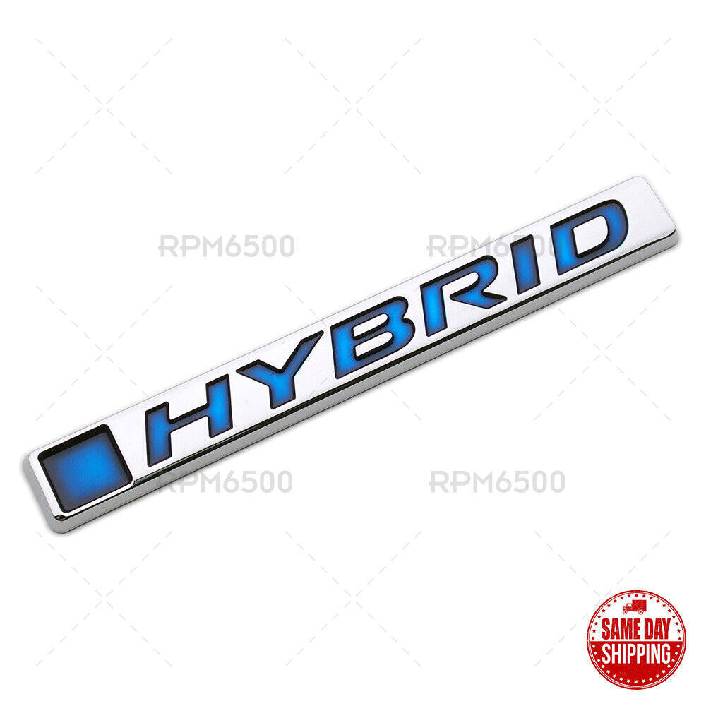 for Honda Hybrid Trunk Lid Logo Badge Nameplate Badge Sport Blue