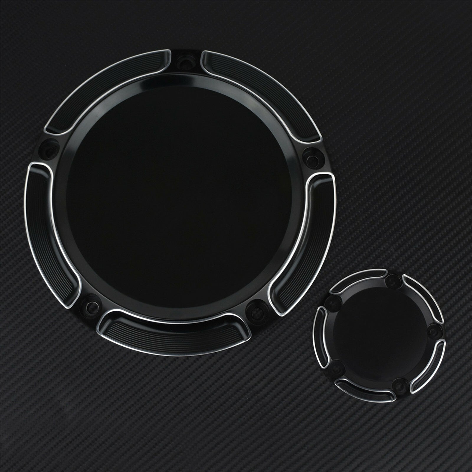 CNC Black Derby Cover Timing Timer Cover Fit For Touring 99-15 Softail 99-18