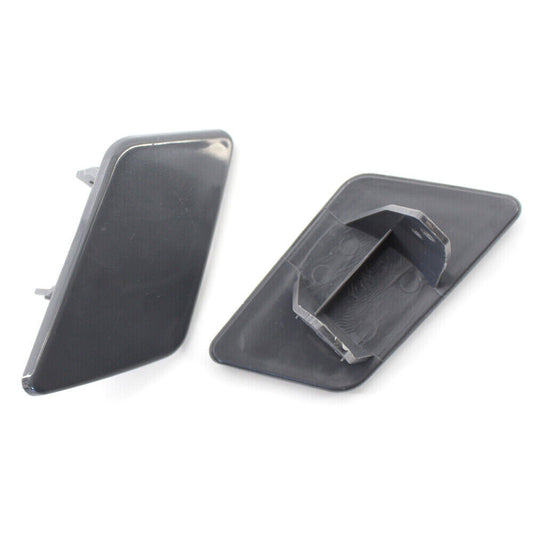 Pair Front Bumper Headlight Washer Spray Nozzle Cover Cap 09-12 for BMW X1 E84