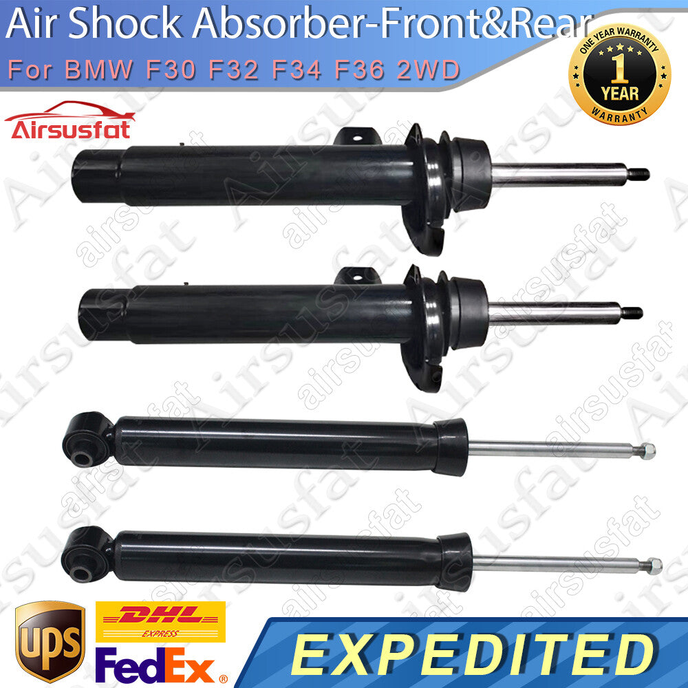 4x FrontRear Shock Core w/o EDC for BMW F30 F32 F34 F36 430i 435i 2WD 2014-2020