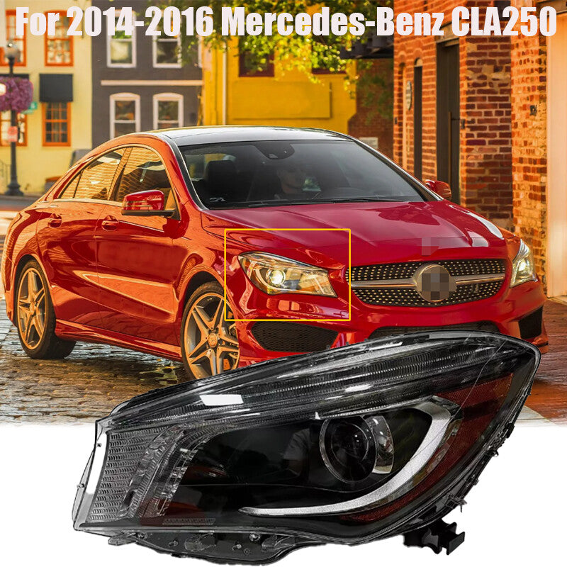 Xenon Headlight Assembly Left For 2014-2016 for Mercedes-Benz CLA-Class C117 CLA250