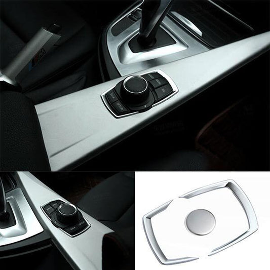 for BMW 3 4 Series GT 2013-2019 ABS Silver Gear Shift Panel Trim Central Console