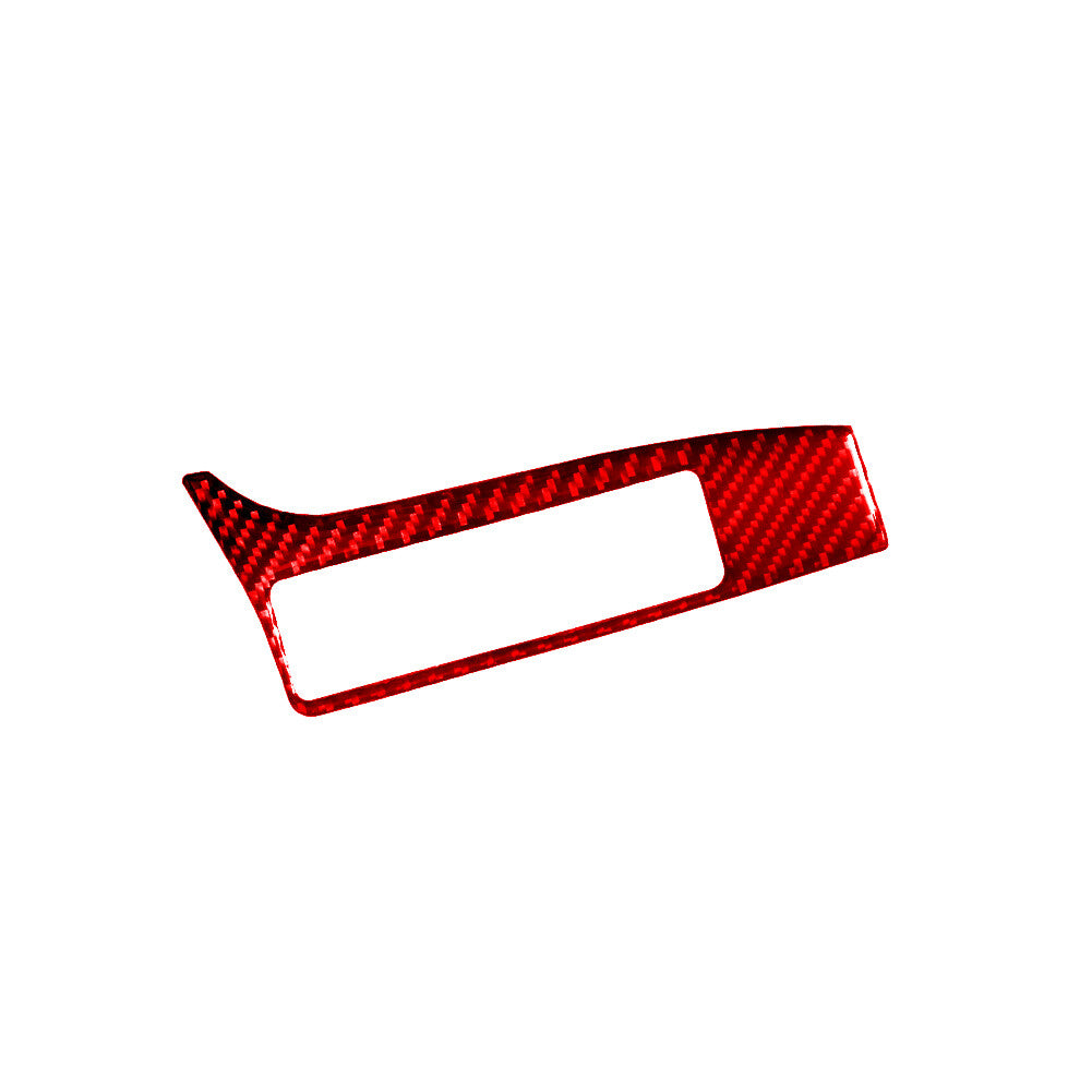 Red Carbon Fiber Driver Side Buttons Cover Trim for Mitsubishi Outlander 2014-16