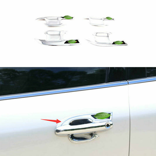 for Ford Escape Kuga 20-22 Chrome Exterior Side Door Bowl Moulding Cover Trim 4X