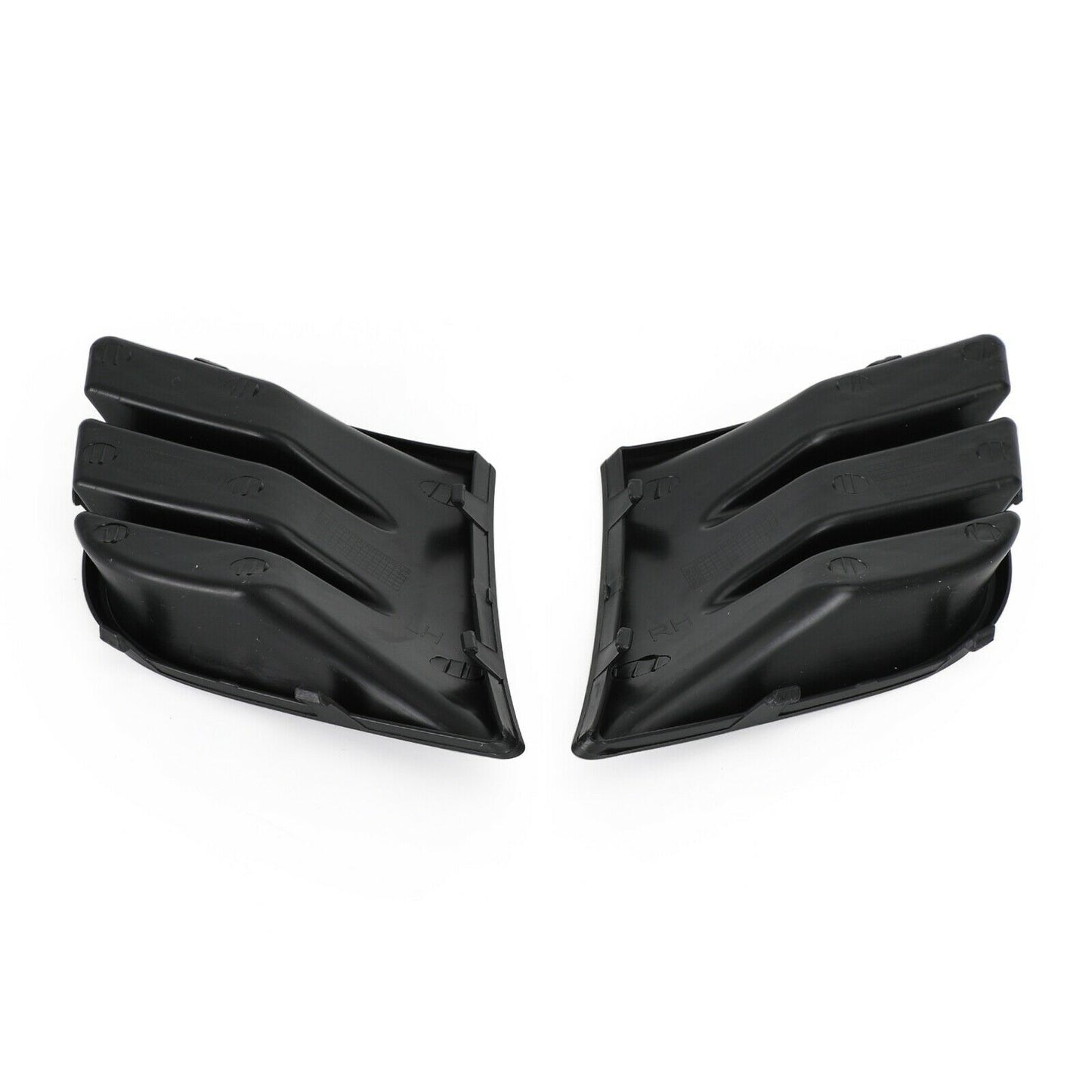 Front bumper fog grille cover without light holes is suitable for 2009-12 for Peugeot 107 (Right + Left -).