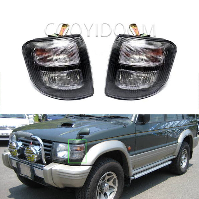 1 Pair Front Side Marker Corner Light For 1997-1999 for Mitsubishi Pajero V33