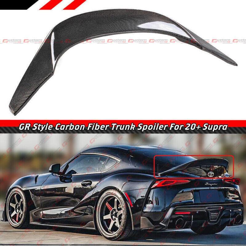 Suitable for 2020-24 for Toyota Supra A90 A91 GR Carbon Fiber Trunk Spoiler Wing