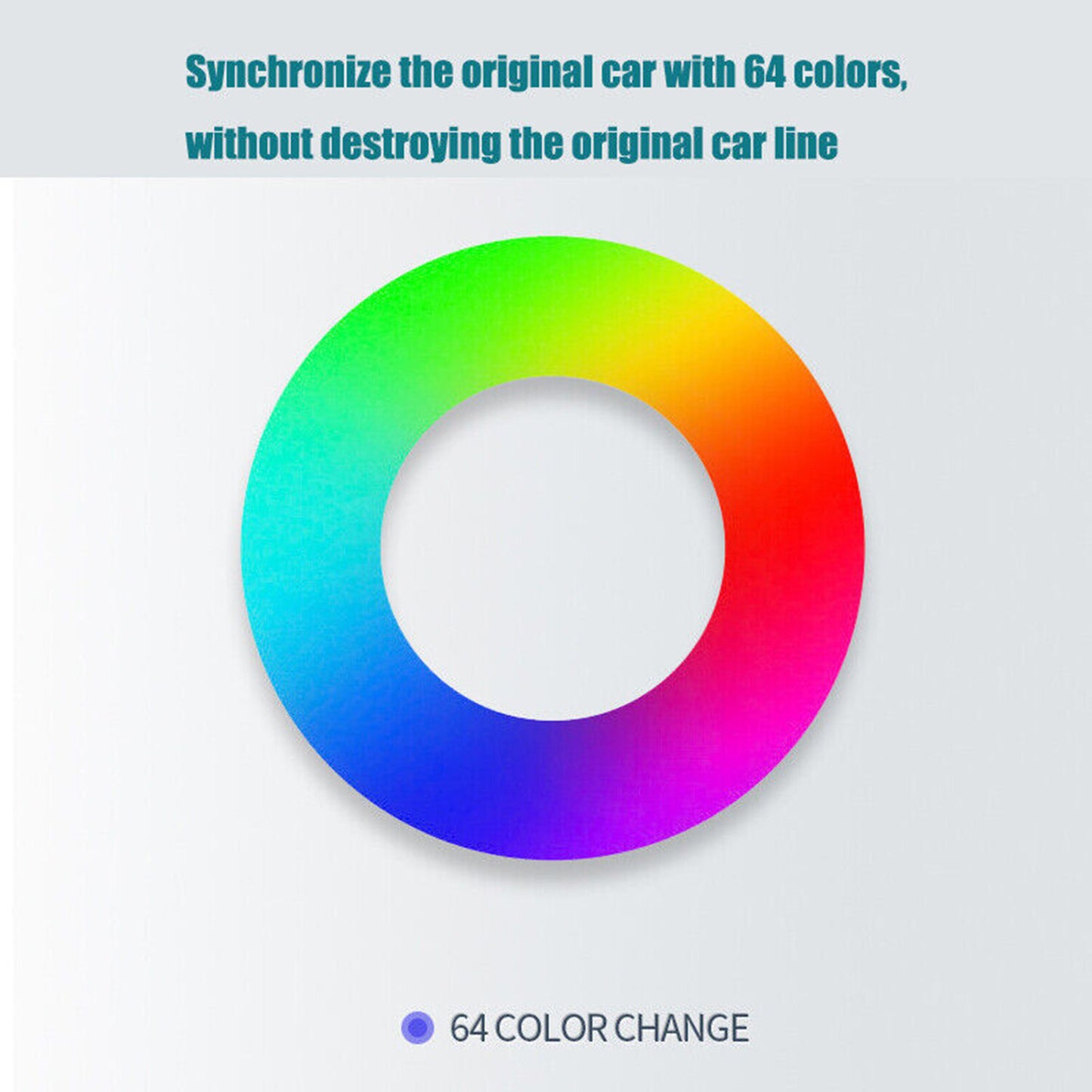 64 Colors for Seat Back Ambient Light Suitable for Mercedes-Benz GLE GLS V167 X167