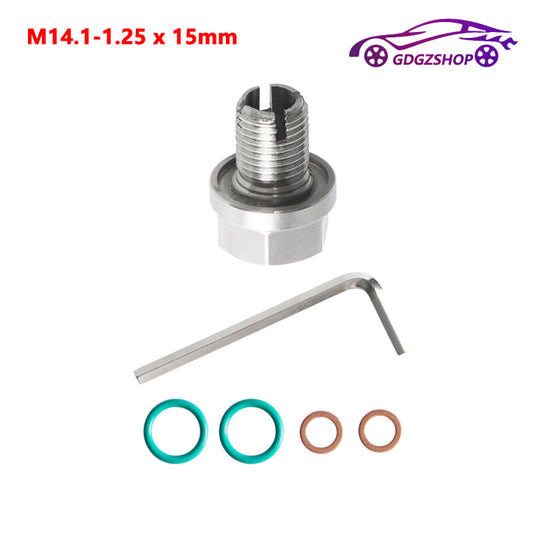 M14.1-1.25x15mm Oil Drain Plug Self Tapping Oil Pan Thread Repair Kit w/ O-Ring