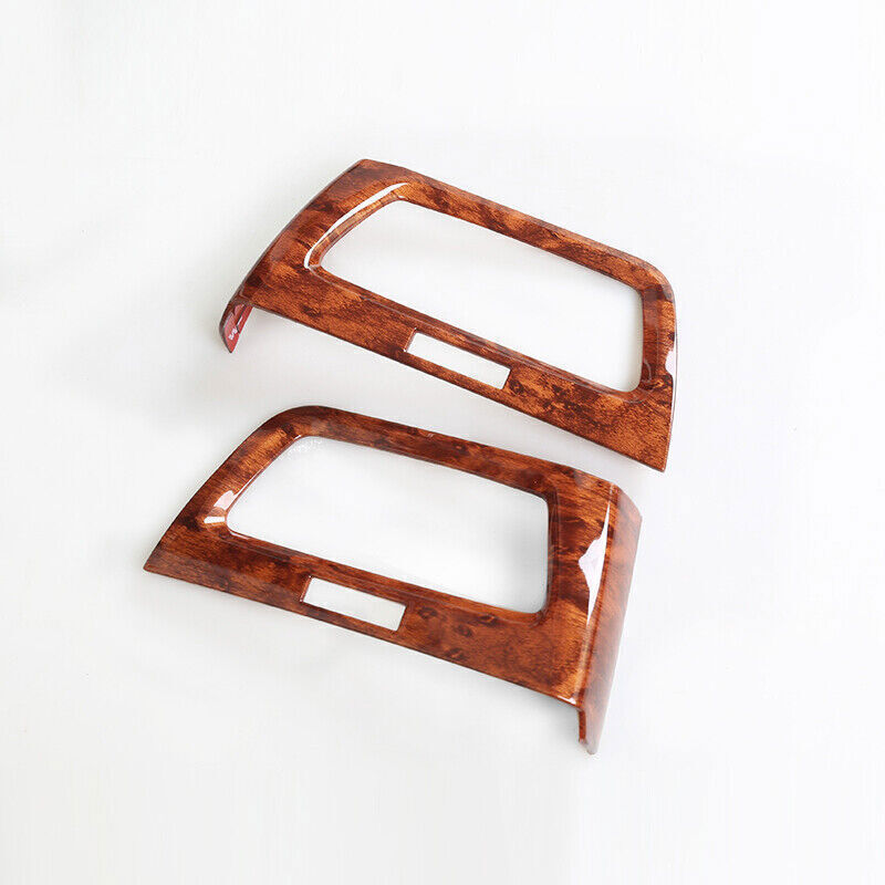 for Honda Accord 2008-2012 Wood Grain Dashboard LR Air Outlet Vent Frame Covers