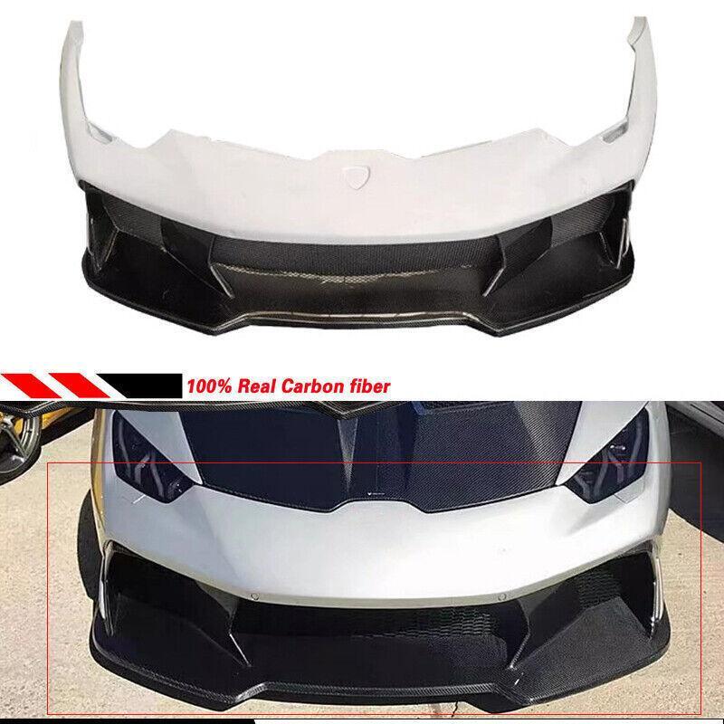 Replacement diffuser for Lamborghini LP580 LP610 carbon fiber front bumper