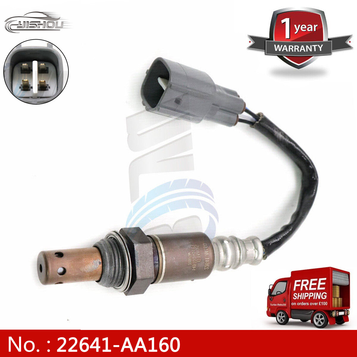 The upstream oxygen sensor is suitable for Subaru Legacy 03-05 Outback 2003 - 2009 3.0 22641-AA160