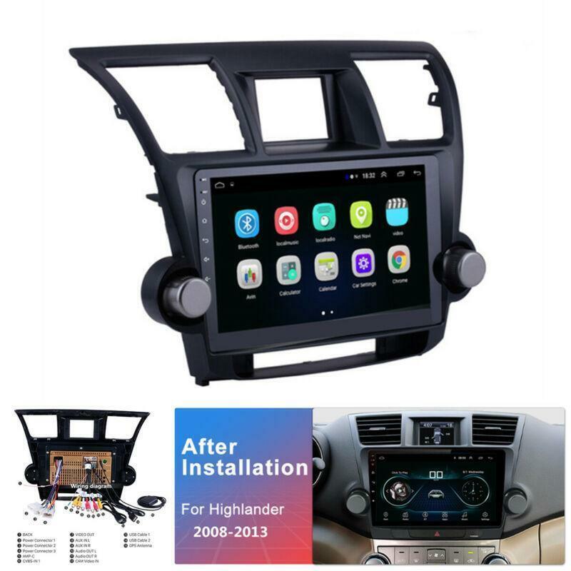 for Toyota Highlander 08-13 10.1 Android 9.1 2+32GB Car Stereo Radio GPS Navi