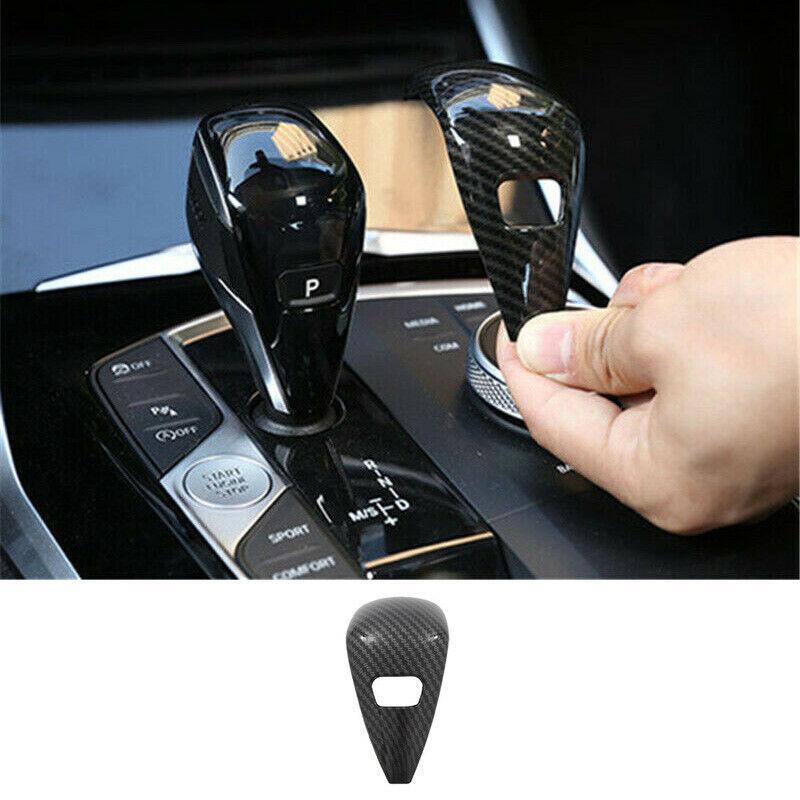 Carbon Fiber Gear Shift Head Knob Cover Tirm For 2020-22 for BMW 3 Series 330i M340i