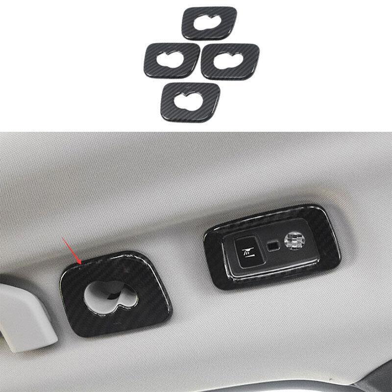 Fit for Volvo XC90 2016-2022 2023 ABS Carbon Fiber Roof Sunroof Hook Cover Trim