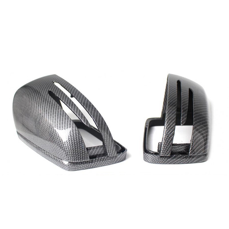 for Benz W176 W246 W204 W212 Carbon Fiber Water Transfer Reverse Mirror Shell