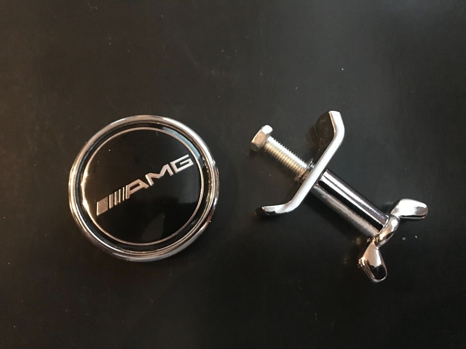 Flat hood badge kit for Mercedes -AMG W221 W220 W211 W222 W203 W204