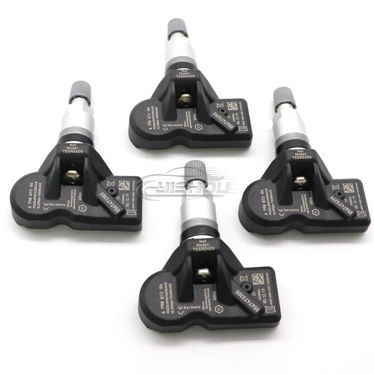 36106798872 4Pcs Tire pressure TPMS Sensor for BMW X1 X3 for MINI 5 6 7 series New