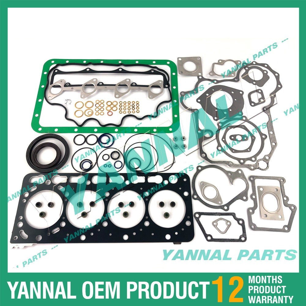 new Kubota V3600 cylinder full gasket kit with head gasket (upper and lower)