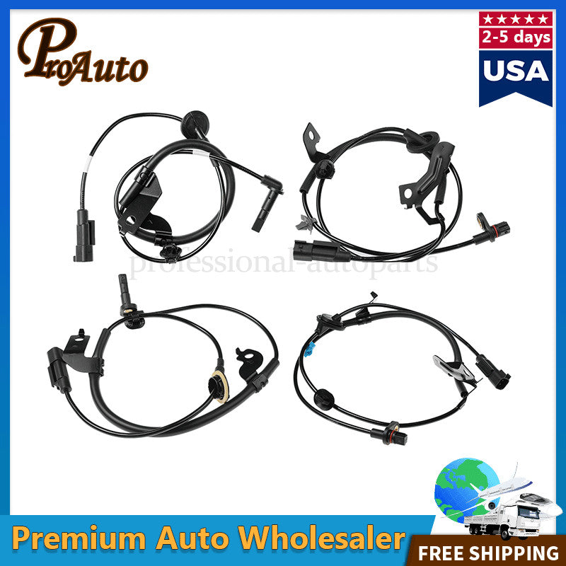 4Pcs ABS Speed Sensor Front Rear For 2008-2017 for Mitsubishi Lancer Outlander