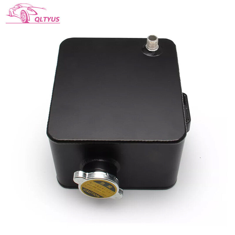 2.5L Aluminum Polished Radiator Coolant Overflow Reservoir Tank Bottle